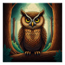 Suche nach eule baum poster Wald