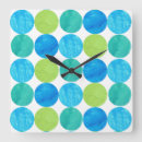 Suche nach heller türkis wanduhren Abstrakt