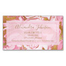 Suche nach haar stein visitenkarten Gold