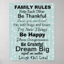 Suche nach familienregeln poster Motivierend