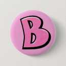Suche nach buchstabe b buttons Monogramm