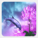 Suche nach rosa delphin aufkleber Ozean