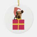 Suche nach airedale terrier ornamente Weihnachten