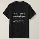 Suche nach tennis spaß tshirts Humorvoll