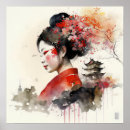 Suche nach geisha poster Portrait