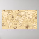 Suche nach vintage world map poster Old