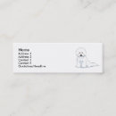Suche nach bichons visitenkarten Niedlich