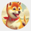 Suche nach shiba inu waren aufkleber Hund