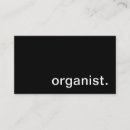 Suche nach für organisten visitenkarten Musiker