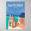 Suche nach santorini poster Reise