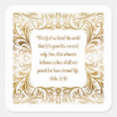 Suche nach gott aufkleber John 3 16