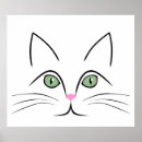 Suche nach katzengesicht poster Lustige katze