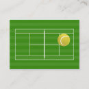 Suche nach tennisball visitenkarten Tennisplatz