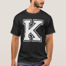 Suche nach monogramm k tshirts Alphabet