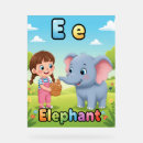 Suche nach buchstabe e poster Für kinder