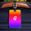 Suche nach buchstabe gepäckanhänger Personalisiert
