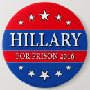 Suche nach hillary gefängnis buttons Politisch