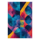 Suche nach bewegung poster Geometrisch