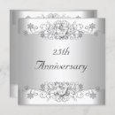 Suche nach 25 hochzeit einladungen Silber
