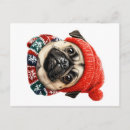 Suche nach mops zu postkarten Winter