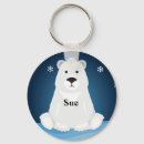 Suche nach weißer eisbär schlüsselanhänger Schnee