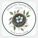 Suche nach vogelnest aufkleber Babyparty