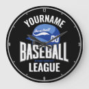 Suche nach personalisierter baseball wanduhren Baseballspieler