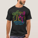 Suche nach retro flamingo tshirts Neon