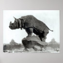 Suche nach nashorn poster Schwarzes
