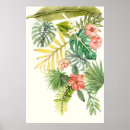 Suche nach hibiskus blumen poster Aquarell