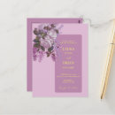 Suche nach lavendelhochzeit postkarten Frühjahrshochzeit
