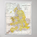 Suche nach wales map poster England
