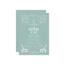 Suche nach art nouveau wedding einladungen Paar