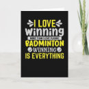 Suche nach i liebe badminton karten Birdie