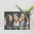 Suche nach cousin karten Foto