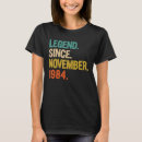 Suche nach legende seit 1984 tshirts Jahre