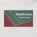 Suche nach tennistrainer visitenkarten Tennisunterricht