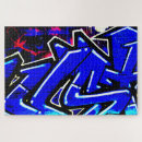 Suche nach graffiti puzzle Blau