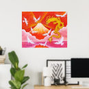 Suche nach goldener drache poster Mystisch