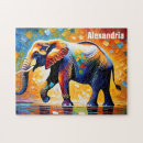 Suche nach bunte elefanten puzzle Natur
