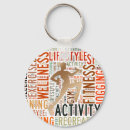 Suche nach gesundheit und wellness schlüsselanhänger Fitness