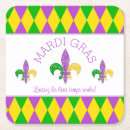 Suche nach fleur de lis untersetzer Mardi gras