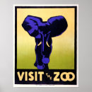 Suche nach vintager elefant poster Zoo