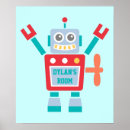 Suche nach roboter für kinder poster Vintag