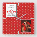 Suche nach 50 geburtstag wanduhren Foto
