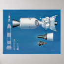 Suche nach raketen poster Blau