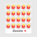 Suche nach french fries aufkleber Fast food