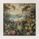 Suche nach vintage blumen puzzle Tropisch