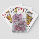 Suche nach rosa blumenstrauß spielkarten Für sie