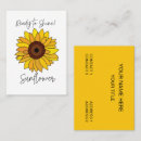Suche nach sonnenblumen visitenkarten Gelbe blume